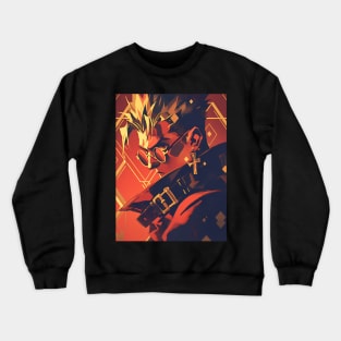 Legendary Gunslinger: Space Western Anime-Manga Adventure Crewneck Sweatshirt